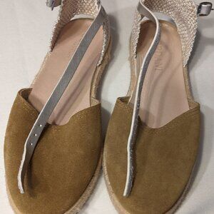 Cordani Womens Bertie Kaki Suede Espadrilles EUR 38 with box